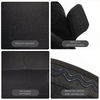 Genunchiere termice, subțiri, pentru sport, protecție pentru genunchi, unisex, pentru alergare, fitness, dans, sărit coarda, ciclism și drumeții
