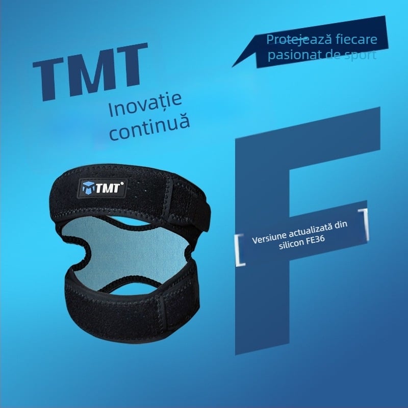 TMT Protecție pentru genunchi și bandă patelară pentru fitness, drumeții, alergare, maraton, baschet – echipament de protecție outdoor