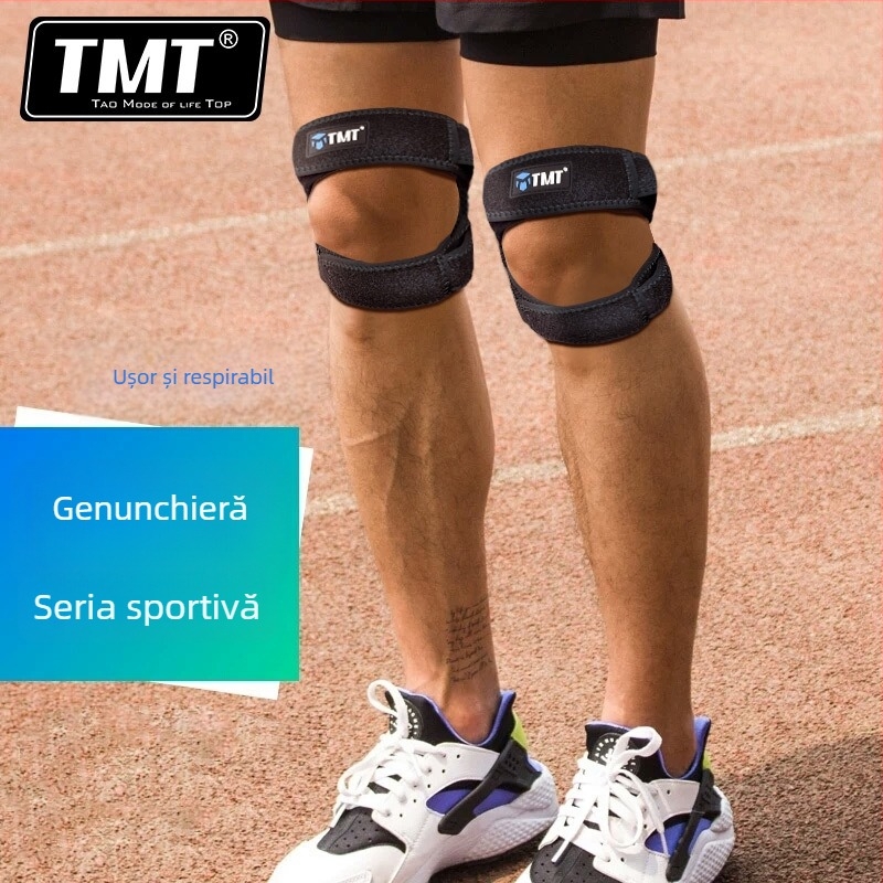 TMT Protecție pentru genunchi și bandă patelară pentru fitness, drumeții, alergare, maraton, baschet – echipament de protecție outdoor