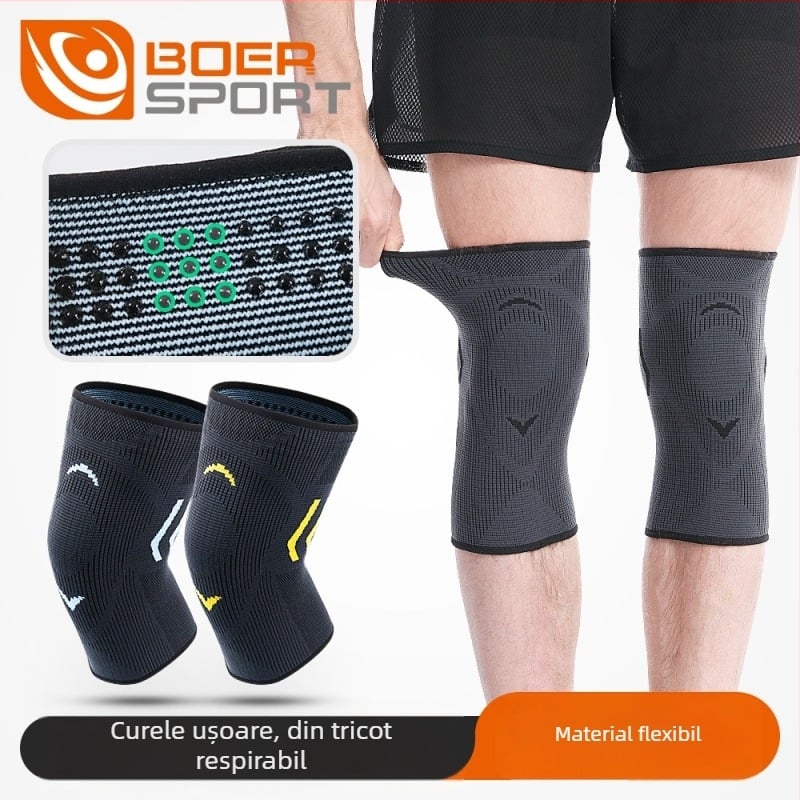 Genunchiere (Nylon, Spandex, fir de latex; Adulți; Toate sporturile; Protecția genunchilor)