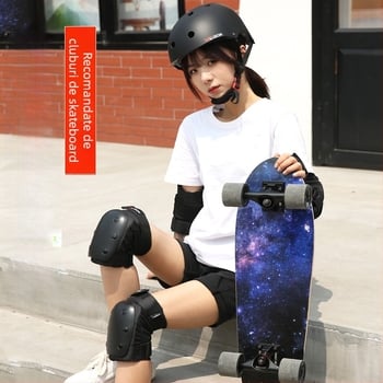 Protecții pentru genunchi cu carcasă PP și pernă EVA; protecție pentru skateboard, longboard, patinaj pe role, schi și ciclism.