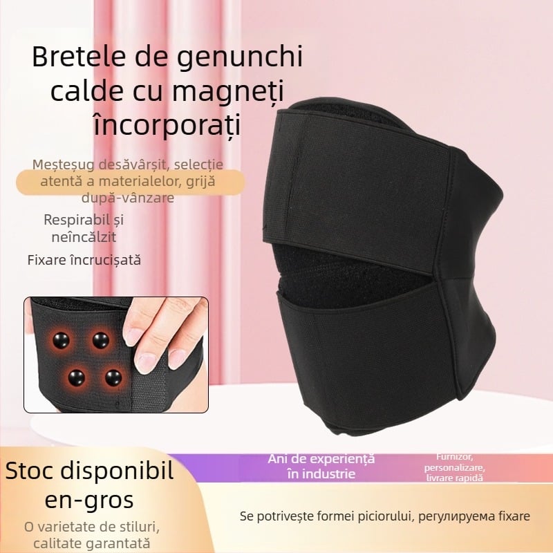 Protecții pentru genunchi - Material: Ok composite SBR; Adulți; Potrivite pentru alergare, ciclism, drumeții, fitness; Greutate: 250–300 g