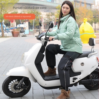 Genunchiere de iarnă pentru motocicletă, căptușite cu fleece, rezistente la vânt și apă, protecție pentru genunchi și gambă