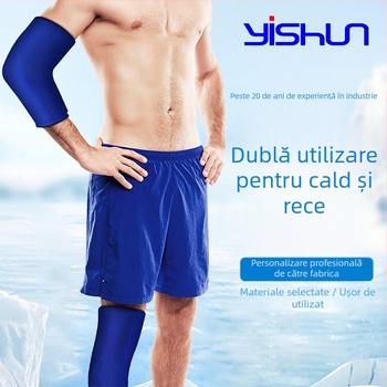 Manșetă sport cu gel pentru încheieturi și gambe – duală încălzire/rece, țesătură impermeabilă, logo personalizabil, unisex