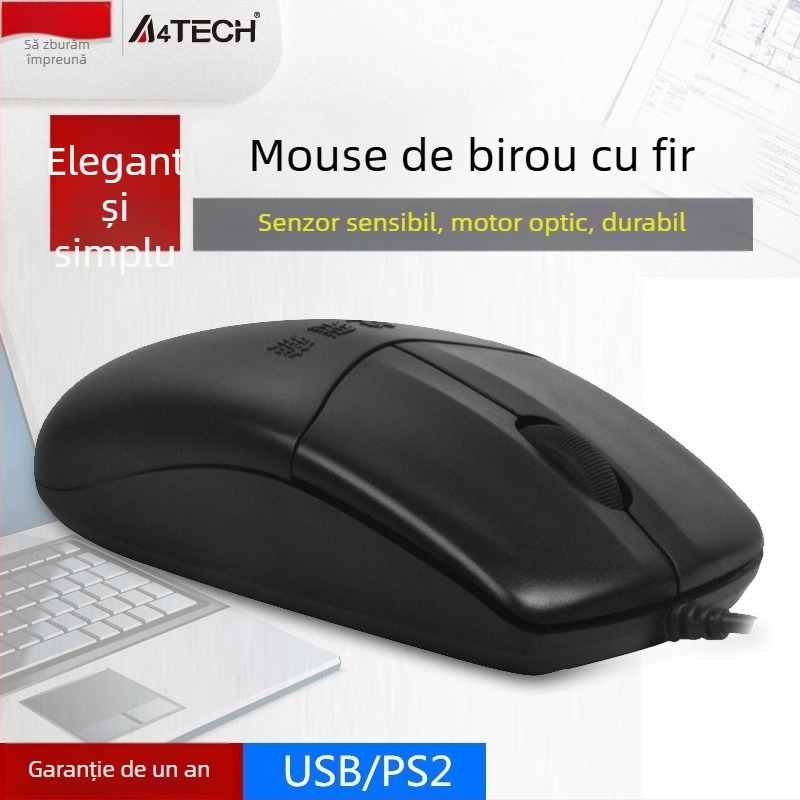 OP-520 mouse optic, USB cablat, 1000 DPI, 3 butoane