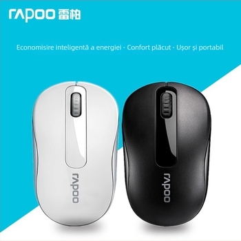 Rapoo M10 Mouse Wireless, 2.4G, 2 Butoane, Rulare cu Roata Bidirecțională