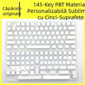 Cherry-height PBT keycaps pentru tastatură mecanică cu 61 de taste, sublimare pe cinci fețe, procesare personalizată
