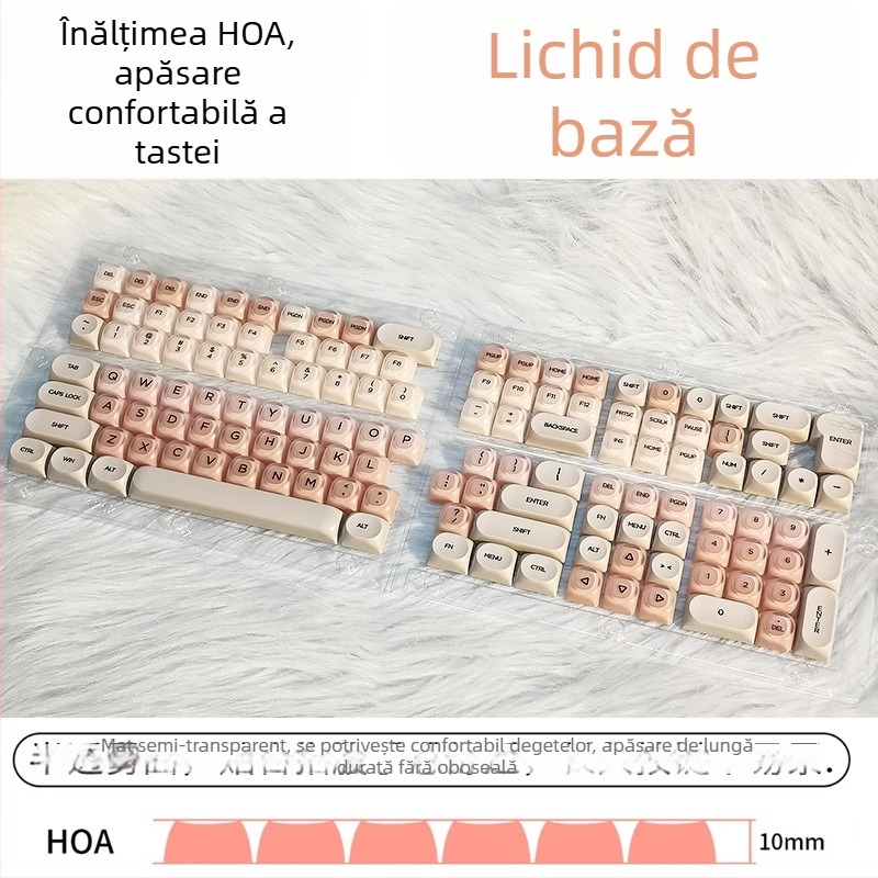 Keycaps fundație lichidă (set mic complet) – personalizate, model: Liquid foundation keycaps (small complete set), material: 20225553378, greutate: 200 g