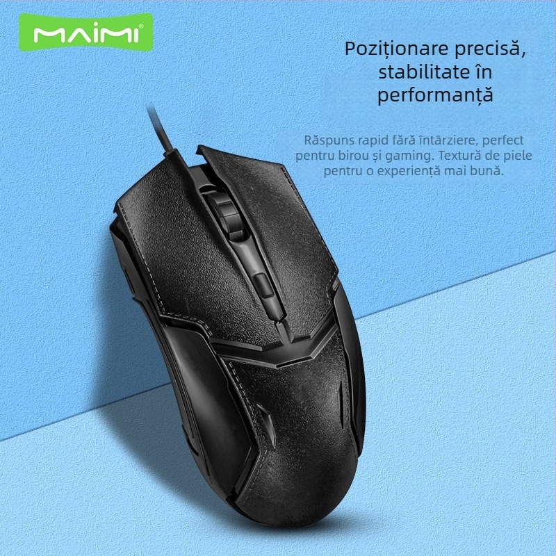 MYE S3 set tastatură și mouse USB, cablat, pentru gaming și birou, compatibil cu laptopuri, interfață USB