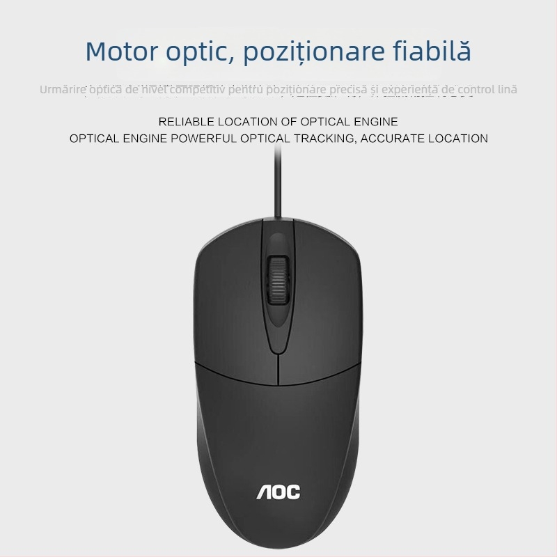 KM160 Set tastatură și mouse USB, 1200dpi optic, ergonomic