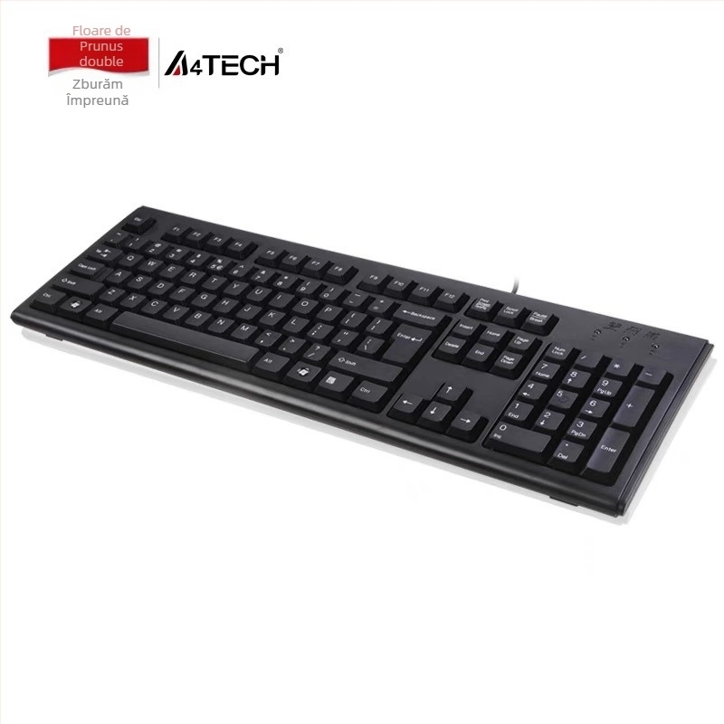 Set tastatură și mouse cu fir de la Double Flying Swallow, tastatură USB și mouse USB