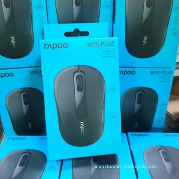 Rapoo M10 Plus mouse optic wireless, 2.4GHz USB, 1000dpi, ergonomic, alimentat de o baterie AA