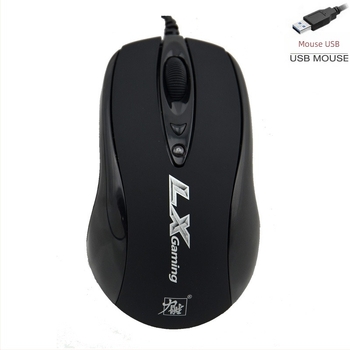 Mouse optic LX-305, 1600 DPI, 2 butoane, USB cu fir