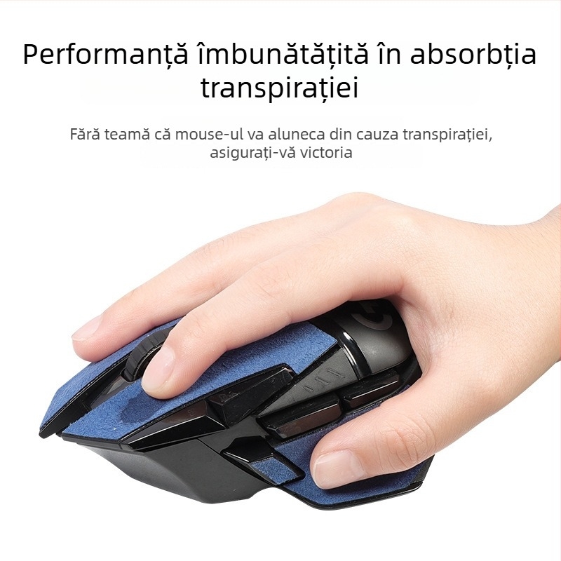 Pad de mouse Logitech G502 – anti-derapaj, absorbant de sudoare, rezistent la uzură, din cauciuc