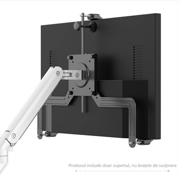 Suport pentru monitor, construcție din fier, cu mecanism de ridicare, compatibil cu monitoare de 17–32 inch, greutate 1 kg