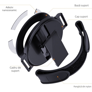 Shellbox suport pentru tabletă cu rotire pentru familia iPad (iPad, iPad Mini, iPad 2/3/4, iPod touch 2/3) – 92 g