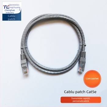 Cablu Ethernet Cat5e/Cat6, ne-ecranat, UTP, 100 Mbps