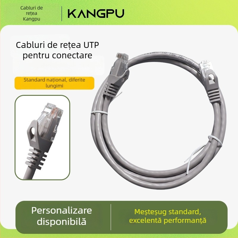 Cablu Ethernet Cat5e UTP cu perechi răsucite neprotejate (Brand: CommScope Cable; Model: KP-UC5e; Utilizare: jumper rețea calculatoare)