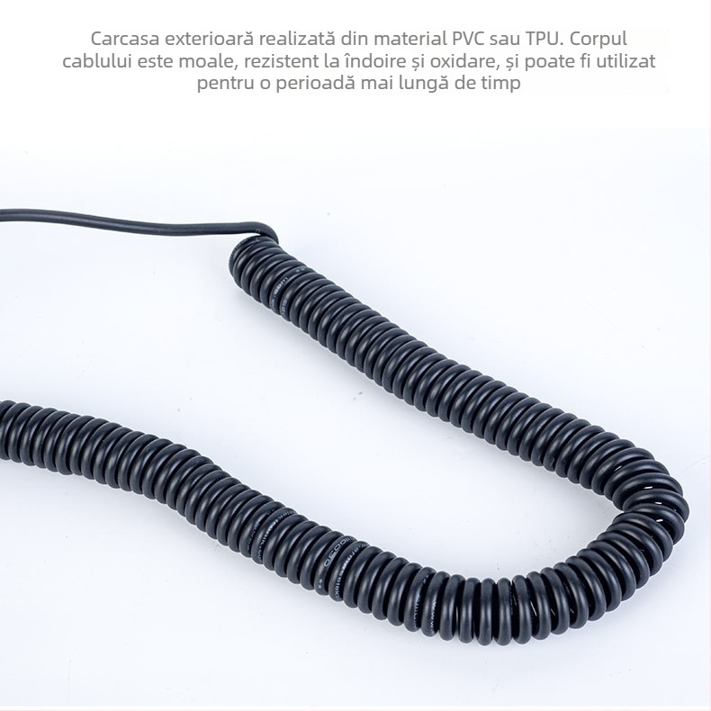 Cablu de rețea cu opt nuclee din cupru pur, izolație PVC, conector RJ45 cristal pentru echipamente PC – linie de transmisie a semnalului