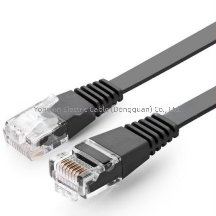 Cablu Ethernet CAT6 plat, interior/exterior, din cupru fără oxigen, Gigabit, UTP, 250MHz