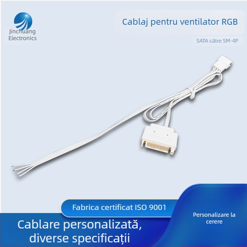 Cablu adaptor/extensie SATA către SM4P pentru PC; interfață SATA; convertor: adaptor; conductor din cupru; lungime 350 mm