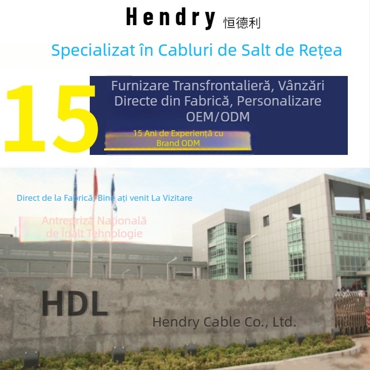 Cablu de rețea Category 7 RJ12, 8 nuclee, izolație PVC, viteză de transfer 10 000 MB/s