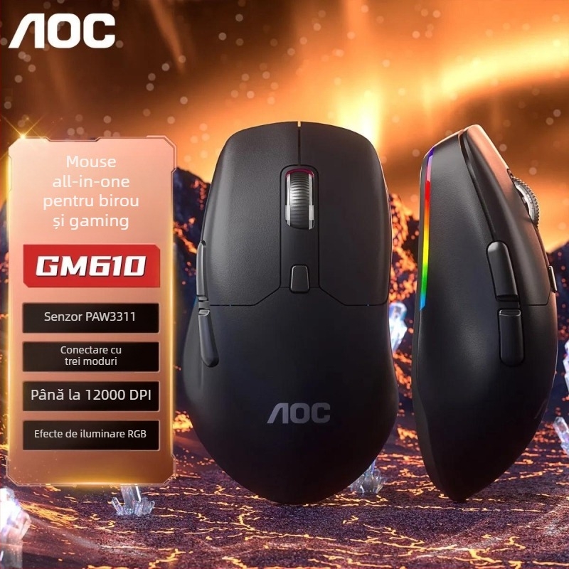 AOC mouse Bluetooth fără fir, 3 butoane, 2017