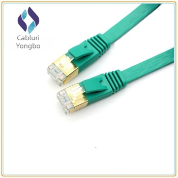 Yongbo cablu de rețea CAT7 ecranat, lățime de bandă 600MHz, 1Gbps, pentru computer, switch și router
