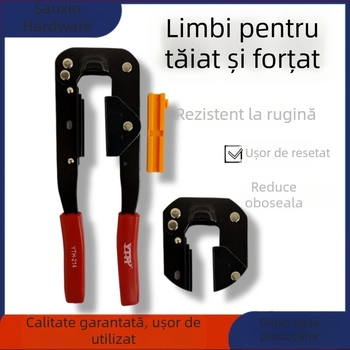 Clește sertizor pentru cabluri IDC/FC de rețea – oțel laminat la rece, 550 g