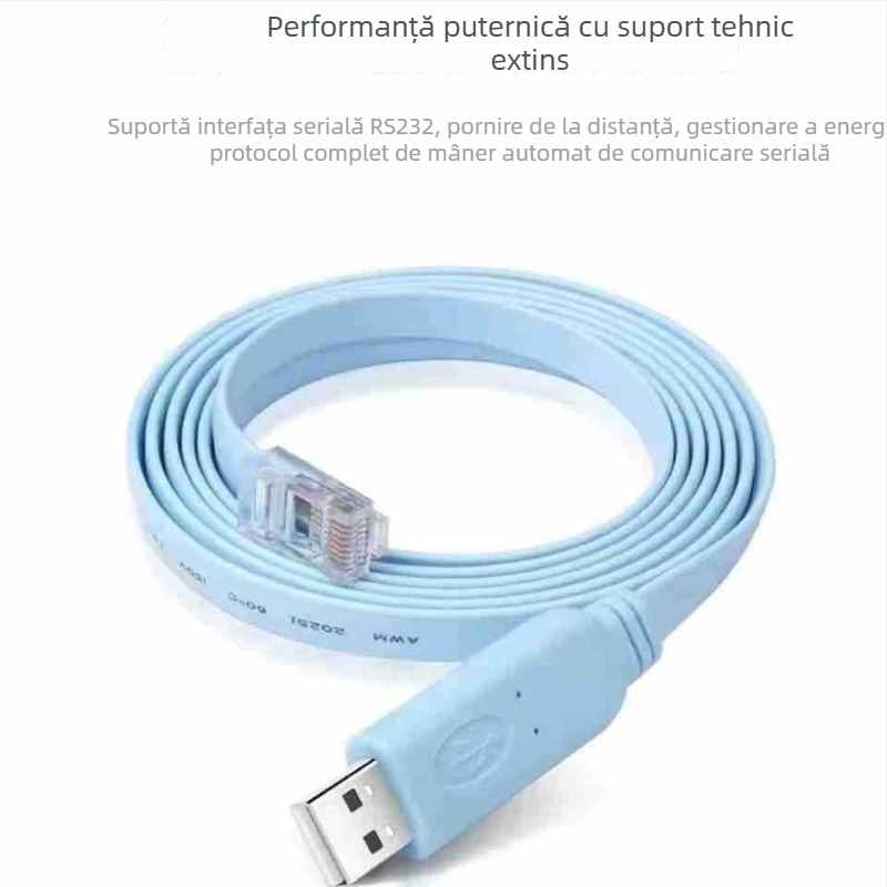 Cablu adaptor USB către RS232 pentru consolă, interfață USB, cablu din cupru, pentru PC