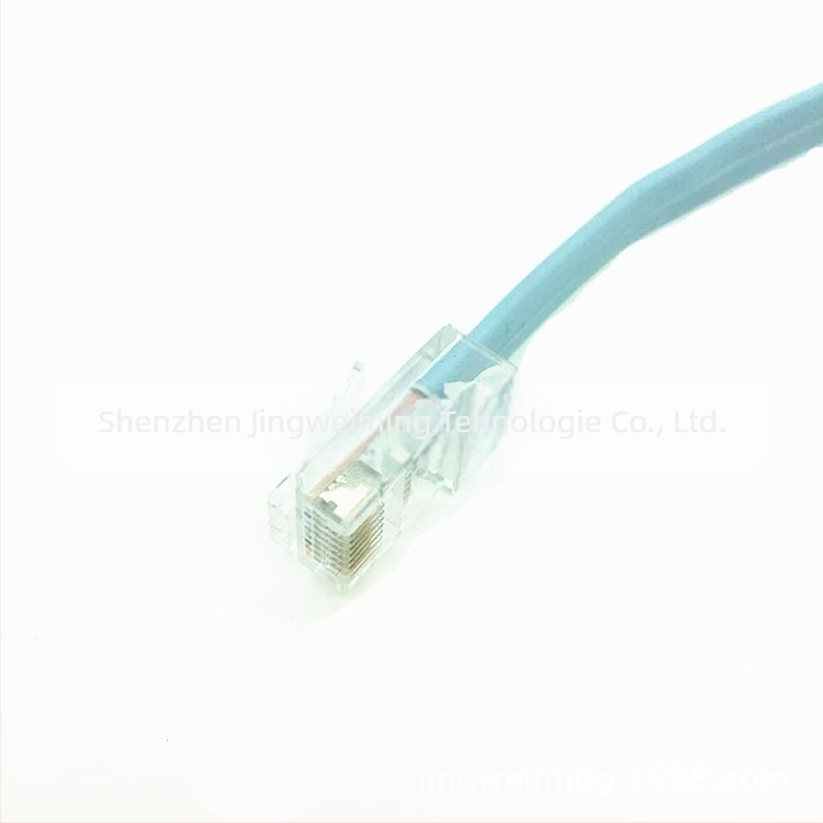 Cablu console DB9 la RJ45, 1,5 m, conductor din cupru, placare cu nichel, tip adaptor, compatibil cu PC