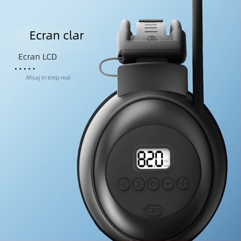 EDUESION Căști wireless over-ear – difuzor 40 mm, răspuns în frecvență 50-110 Hz, distorsiune 0,1%, mufa 3,5 mm