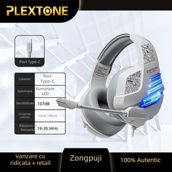 Puji G700 headset de gaming cablat cu microfon încorporat