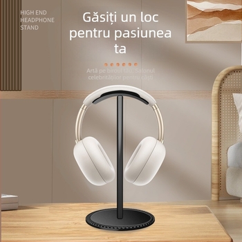 Suport de birou pentru căști, aliaj de aluminiu, model X11, greutate 70 g, garanție de 2 ani