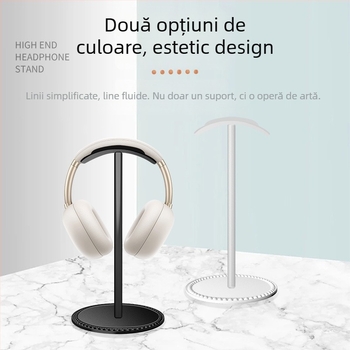 Suport de birou pentru căști, aliaj de aluminiu, model X11, greutate 70 g, garanție de 2 ani