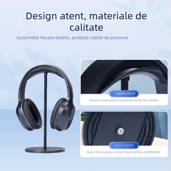 Suport pentru căști de birou, suport headset din aliaj de aluminiu pentru gaming