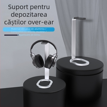 Suport desktop pentru căști — aliaj de aluminiu, model E71, compatibil universal, greutate 150 g, depozitare căști