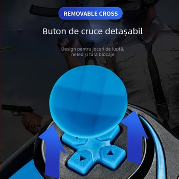 Controler de joc wireless S9 pentru dispozitive mobile — compatibil iOS/Android, corp ABS, fără vibrații, interfață USB