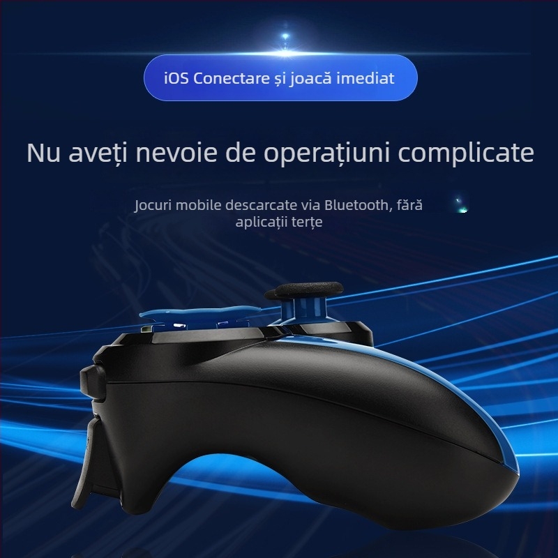 Controler de joc wireless S9 pentru dispozitive mobile — compatibil iOS/Android, corp ABS, fără vibrații, interfață USB