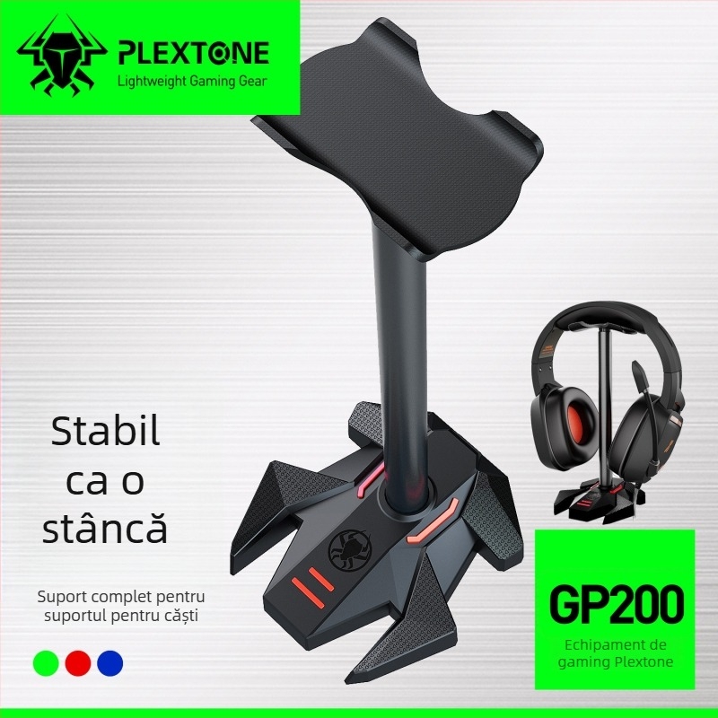 Pu Ji GP200 - Suport pentru căști, aliaj de aluminiu, detașabil, pentru afișaj și agățare căști