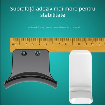 Suport pentru căști montat pe perete – Lazy bracket, model CHZ-S1, greutate 0,08 kg, depozitare pentru căști, material îngroșat îmbunătățit