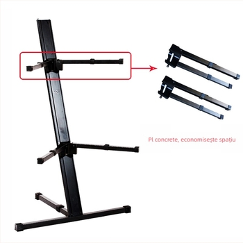 Stand pentru organ electronic – Model FZ-03, din oțel, Shengbang, pentru instrumente muzicale