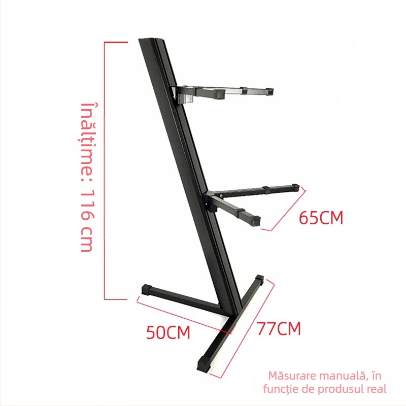 Stand pentru organ electronic – Model FZ-03, din oțel, Shengbang, pentru instrumente muzicale