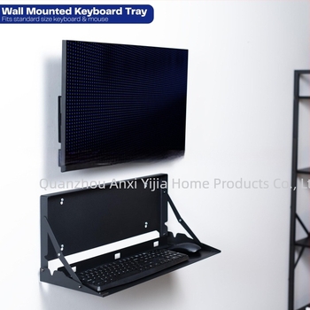 Suport montat pe perete pentru tastatură și mouse cu platformă de tastare pliabilă – Universal, cablu 1,5 m, greutate 3000 g