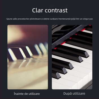 Curățitor pentru claviatura pianului și lichid de întreținere pentru claviaturi electronice — FNRLIA; ambalaj: cutie de hârtie