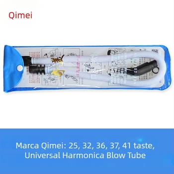 Qimei tubă de suflat pentru melodică, material ecologic, compatibilă cu 37 și 32 de clape, ambalaj din plastic