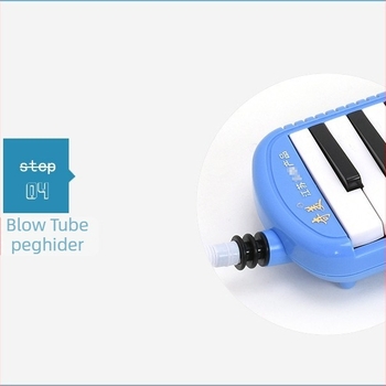 Qimei tubă de suflat pentru melodică, material ecologic, compatibilă cu 37 și 32 de clape, ambalaj din plastic