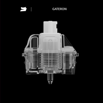 Gateron Jade Air comutator magnetic pentru tastatură cu carcasă transparentă, bază etanșată, sunet HiFi pentru gaming