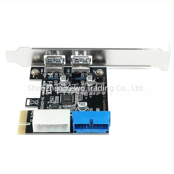 Kovo GNE244 Placa adaptor USB 3.0 PCIe cu interfață frontală de 20 pini, controler VL805