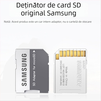 Adaptor Samsung microSD la SD card – suport pentru card, fără cip, extindere memorie, lansare 2020